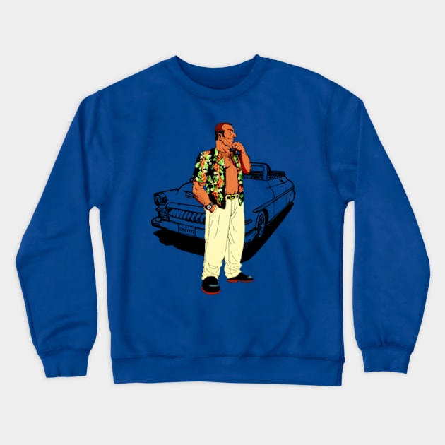 Old Cabbie Crewneck Sweatshirt by winsarcade